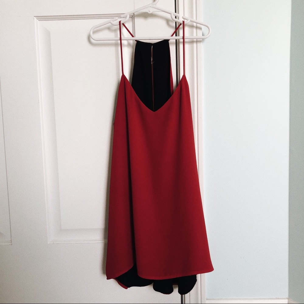 REVERSIBLE Spaghetti Strap Small Tank Top